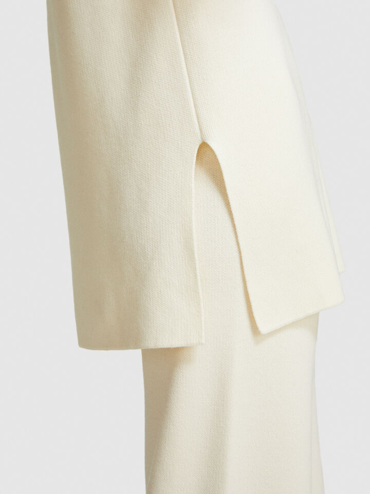 Knit vests - women's vests and sleeveless jackets - Creamy White | Sisley image number 5